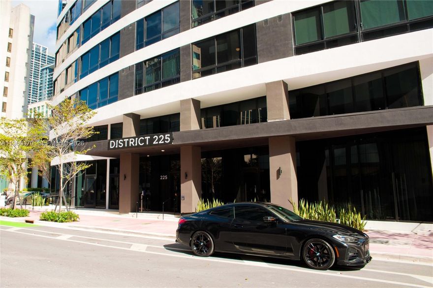 Highly desirable 23rd-floor residence at District 225, perfectly positioned in the heart of Downtown Miami’s most walkable and transit-friendly neighborhood. One parking space included!!! This brand-new, fully furnished unit with smart-home technology and interiors by award-winning Meshberg Design. Features include Italian kitchen cabinetry, top-of-the-line appliances, integrated A/V, contemporary lighting, built-out closets, premium Dornbracht & Duravit bath fixtures, and an in-unit washer & dryer. Floor-to-ceiling windows provide abundant natural light and expansive Downtown skyline views from a high-floor vantage point. District 225 places residents steps from Miami Worldcenter, Metromover, Brightline Station, Bayfront Park, Miami Dade College, top dining, nightlife, and entertainment, with quick access to I-95 and major employment hubs—ideal for professionals, students, and city-focused renters. Enjoy over 25,000 SF of resort-style amenities, including a rooftop swim spa and pool deck, summer kitchen, state-of-the-art fitness center, yoga studio, indoor basketball and racquetball courts, rock-climbing wall, coworking spaces, resident lounge, café, valet services, on-demand housekeeping, e-bike charging, and 24/7 security. For more information and to schedule a showing, call today!