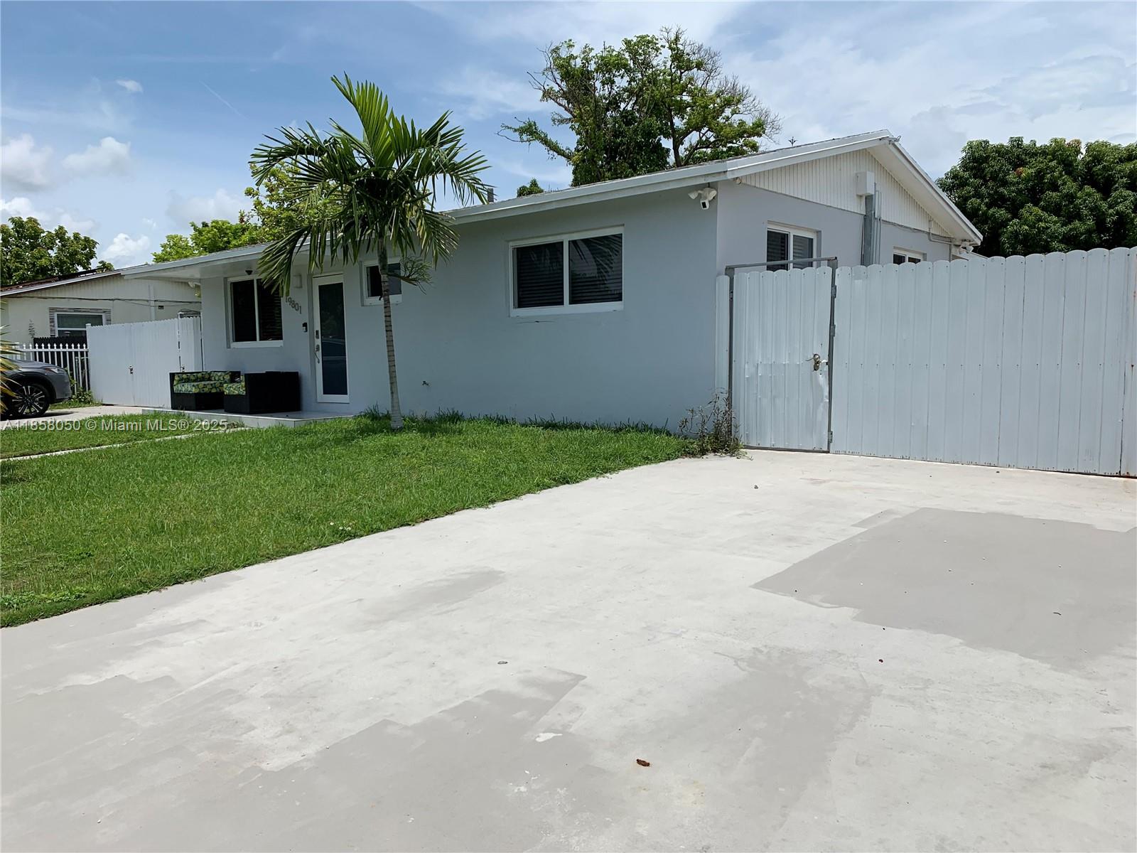 This beautifully updated home combines modern upgrades with everyday comfort. Features include a fully remodeled bathroom (2023), a gas tankless water heater (2022), impact-resistant windows and doors, and a comprehensive 13- camera security system. Additional highlights include a gas dryer, ample backyard space for a boat or jet ski, and a private well for added convenience. The property is also adorned with mature fruit trees- avocado, grape, and mango, creating a tropical retreat right at home. With stylish finishes, energy efficient features, and a move in ready condition, this residence offers the perfect blend of comfort, safety, and lifestyle.