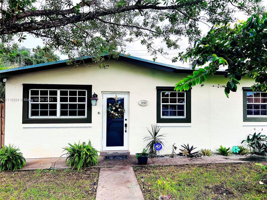 A GEM ?? Highly desired 33179. Run before it’s gone. This spacious family home with almost 1400 SqFt of living space, The property features 2 bedrooms + large family room that can be converted into a 3rd bedroom, tile floors throughout, recently “well” painted with soft colors. Back yard is very large includes an above ground pool already installed. Some impact windows & hurricane shutters. Park up to 6 cars in front. Believe me this is important (NEW DRAIN FIELD) Did I mentioned it has a Porche?. Yes! The porche is totally screened and ready to for your own creativity. Delicious Mangoes tree, Location+Location+Location 15 minutes to the beach, close to Aventura Mall, Hard Rock Stadium, A+Schools & easy access to I-95.