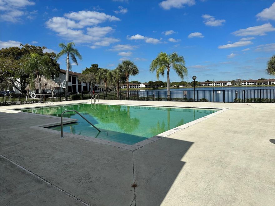 Bright and spacious. This 2 bedrooms 2 bathrooms apartment is located in OAKLAND PARK. This beautiful unit features tile flooring throughout, an open concept kitchen overlooking the living area, creating a seamless and inviting space. Enjoy plenty of natural light. Private balcony with relaxing lake views and functional layout that integrates all living spaces. The kitchen is fully equipped with stove, oven, dishwasher, refrigerator, garbage disposal, and everything needed for comfortable everyday living. Washer and dryer inside the unit. AC. Water heater. LAKE POINTE private Condominium is close to shopping, dining, and public transportation. Amenities include club house, tenis courts and pool. Tenant occupied.