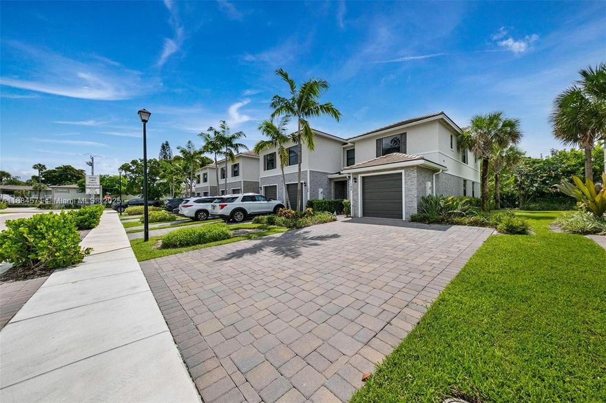 This 3BR/2.5BA home offers nearly 1,500 sq ft of modern living minutes from Beach. Features include an open kitchen with stainless steel appliances, impact windows, tile floors, and abundant natural light. The primary suite has a private bath and large closet, while two bedrooms share a Jack & Jill bath. With an attached garage, laundry, and a park-like setting close to shopping, dining, and the beach, this move-in ready home combines comfort, style, and location.