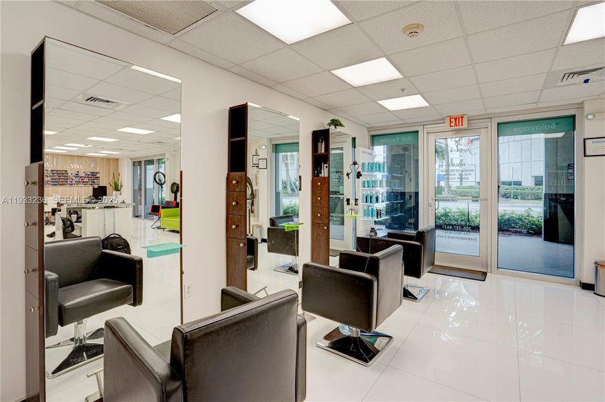 Discover a well-established beauty salon in the heart of Kendall, offering top-tier services including hair styling,
spa treatments, manicures, and pedicures. This salon boasts a modern, inviting ambiance designed for relaxation
and luxury. Fully equipped with high-quality tools and fixtures, it’s a turn-key opportunity for professionals looking
to grow in the beauty and wellness industry. Ideal location with high customer traffic! The sale also includes an
inventory of retail products valued at over $5,000, adding extra value to the business.