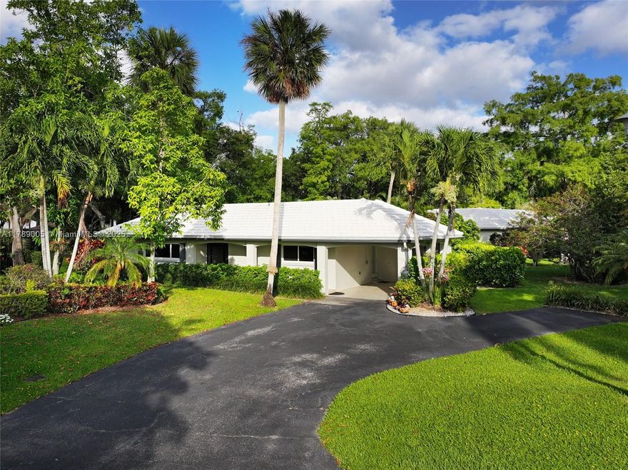 Live on the most exclusive street in Palm Aire. This 3-bed, 3-bath villa is surrounded by million-dollar homes and beautiful grounds. It is just steps from the pool and has its own spacious driveway. Each bedroom has a private bathroom and are all separated from each other. The whole house has impact-rated doors and windows and beautiful window treatments. The association allows 2 pets. It has a large, beautifully maintained, open-plan living and dining area with tile floors throughout the entire villa. There is also a den/office area with garden views. The primary bath has a large walk-in shower and walk-in closet. The AC is from 2023 and there is a 50-amp electric car charger. Come and see this spacious, bright home today!