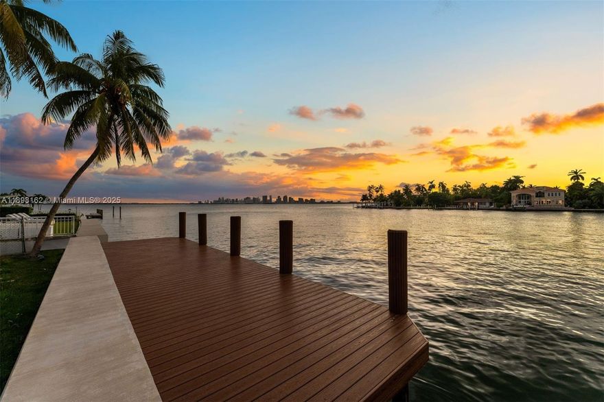 Incredibly rare waterfront opportunity on Treasure Island! Build your dream home on this perfectly positioned 8,400 square foot vacant lot with 60 feet of prime water frontage on Biscayne Bay. Enjoy breathtaking sunsets over the Downtown Miami skyline from a pristine private dock with a newly updated seawall. Located in booming North Bay Village with easy access to Miami Beach, Surfside, and Bal Harbour to the East, as well as Mimo, Miami Design District, Midtown, and Wynwood to the West. Seize the chance to own this development-ready parcel and bring your vision to life!