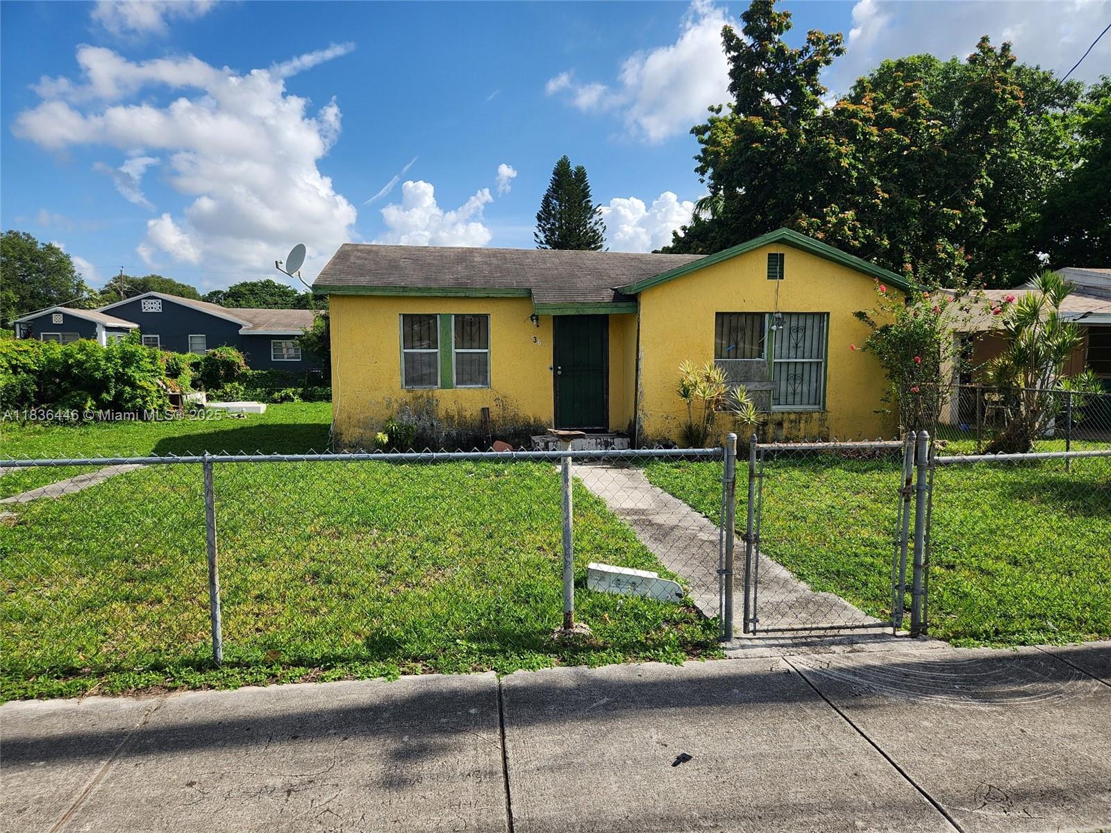 Charming home on a spacious lot with potential for future development. This property offers the possibility to build a duplex (subject to zoning approval), making it ideal for investors or developers looking to maximize returns. Conveniently located in a growing area of Miami, close to major highways, shops, and public transportation. Don’t miss this chance to own a versatile piece of real estate with endless potential!