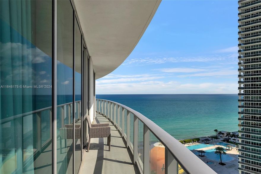 Hyde 1711 is the best deal for a short term rental money making condo featuring 1087 SQFT of living areas, 2 beds / 2 baths and spectacular 270 degrees of views of the Ocean, the Intracoastal, Miami Downtown and Skyline to the South and the city of Fort Lauderdale to the North. Possible occupancy per night up to 6 guest. Perfect family vacation spot and oppportunity for short term rentals. Fully equipped kitchen with Stainless Steel appliances, uniform tile throughout and impact rated floor to ceiling windows. Building amenities include concierge, cafe, elevated pool deck with restaurant, spa & fully equipped gym, 24/7 security, valet parking and more! Call listing agents for showings and information. Will not last!