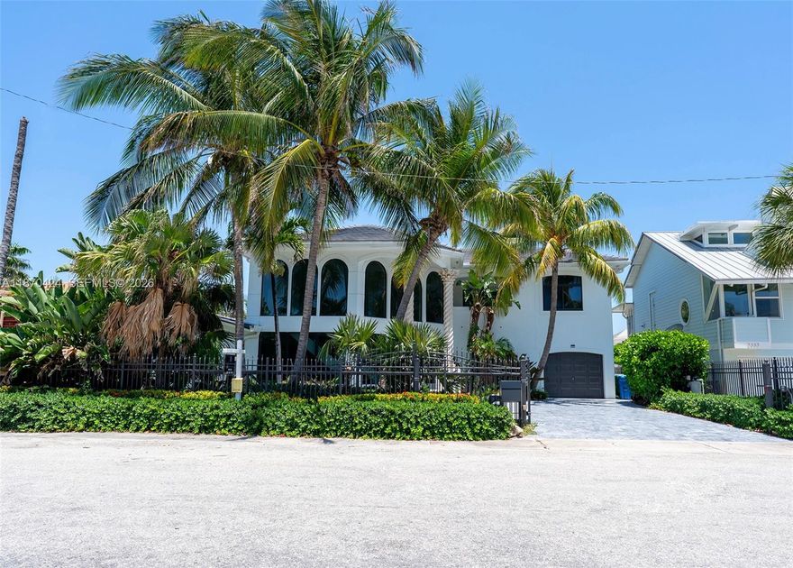 An absolutely Gorgeous chic home located steps away from the sand. Situated on a oversized 9,353 lot. This sophisticated two-story family home will make you fall in love. 5 bedrooms, 5 full bathrooms, Custom made state of the art Italian Molteni & Dada kitchen with Miele Appliances, stunning marble floors, limestone walls, Family room with Ocean View, complete Cabana Room, independent laundry area. Closets are Italian all with LED Lighting, modern doors, travertine large pool with plenty of room to entertain and architectural landscaping. Large private family room, deck/balcony of master bedroom. All rooms are oversized and with on suite bathrooms, House is 3747 sqft, Enjoy luxury living in the heart of Fort Lauderdale most perfect neighborhood for families, top schools and restaurants.