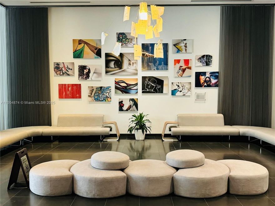 Presenting an exceptional 2-bedroom, 2-bathroom apartment located in the heart of Wynwood. Canvas is ideally positioned near the Design District and Downtown Miami, offering unparalleled access to Miami’s vibrant culture and entertainment hubs. The building boasts an impressive suite of lifestyle amenities, including a rooftop pool with panoramic city views, a state-of-the-art fitness center, a business center, a playroom, a sauna , indoor raquetball and yoga. Residents can enjoy the convenience of being within walking distance to the Kaseya Center, Adrienne Arsht Center, and renowned museums. With short-term leasing permitted, this property presents a prime investment opportunity. Don’t miss your chance to secure this exceptional offering—schedule a showing today!