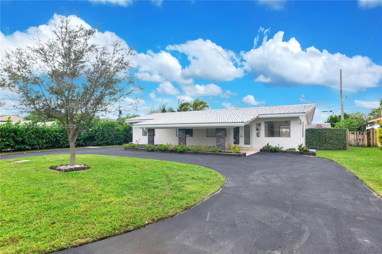 This spacious 2,175 square foot home features 3 bedrooms and 2 full baths, updated kitchen, oversized living area and family room. Home is located in a prime East Pompano Beach location moments to US1