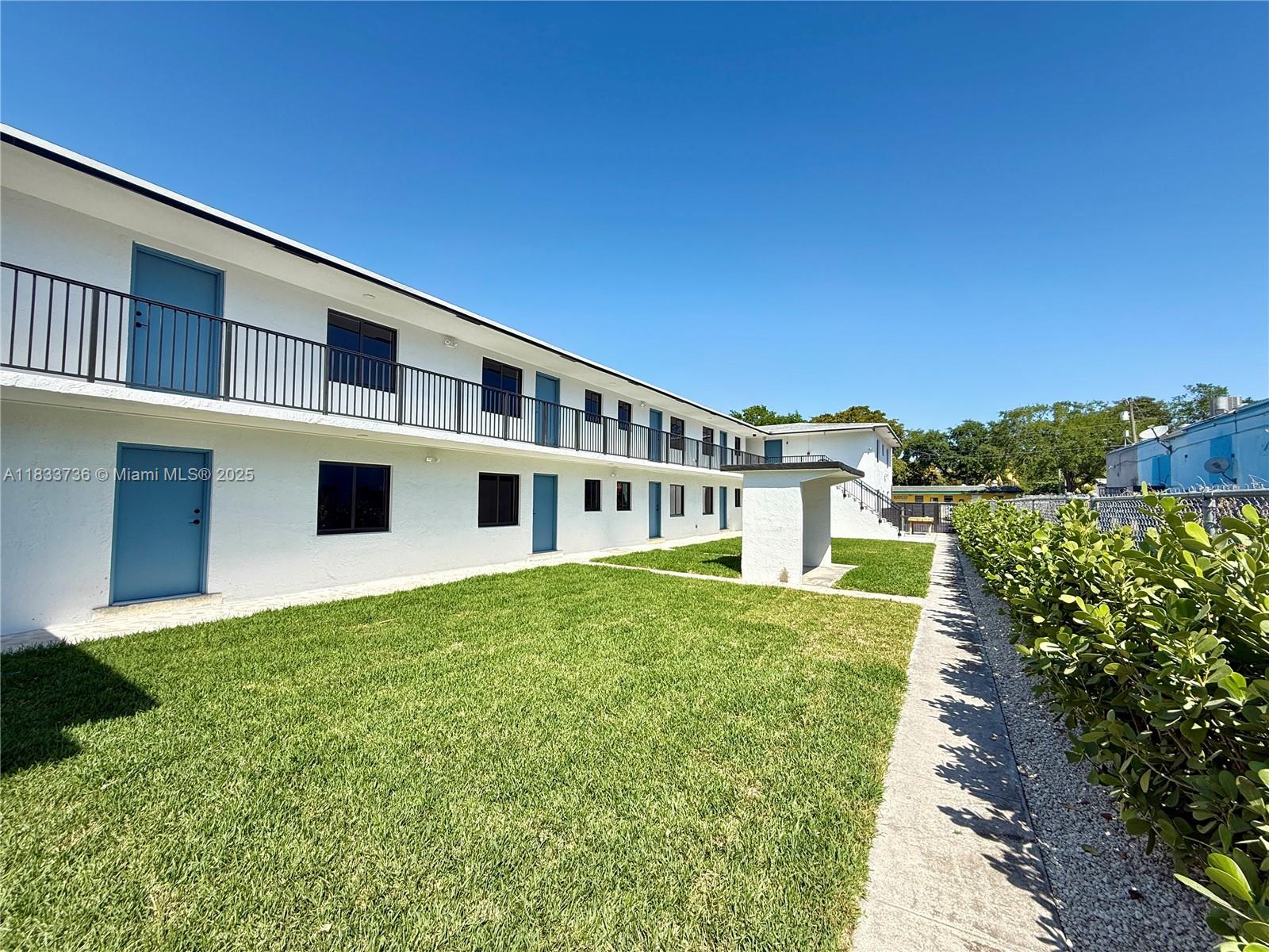 Welcome to your new home—a fully remodeled 16-unit building that is stylish and ideally located in the center of Miami. This gated community offers convenience and contemporary flair, just minutes from the Design District, Wynwood, and I-95. *Unit Highlights:** Two-bed, one-bath units **Features** - Completely remodeled interiors + balconies - Brand new stainless steel appliances - In-unit washer/dryer - One assigned parking spot per unit -Refurbished terrazzo floors.