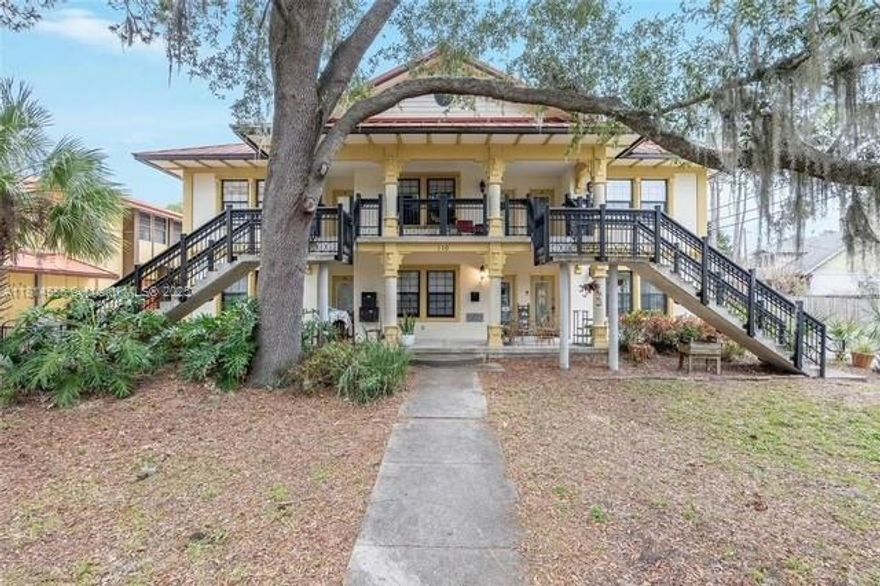 Charming 2/2. Nestled in Gainesville’s Beloved Duckpond Neighborhood
This beautifully maintained first-floor corner unit, thoughtfully updated while preserving its historic appeal, original hardwood floors in the living space, lots windows great natural light throughout the day. Bedrooms feature newly installed laminate wood flooring. A brand-new AI-enabled washer and dryer. Unit just 0.7 miles (a 15-minute walk) from downtown’s best restaurants, markets, and nightlife. The University of Florida is only 2 miles away, making this an ideal location for both professionals and students. The home has been lovingly cared for and is in excellent condition.
This gem is a rare find in one of Gainesville’s most treasured neighborhoods. Only unit with Side private porch, Plenty of back parking lot.