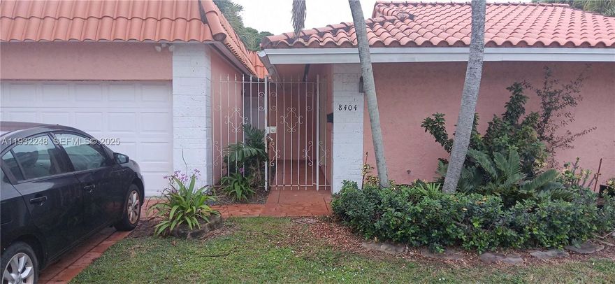 Welcome single family home 3 bedroom, 2 bath gem nestled in a peaceful highly desirable neighborhood. Featuring a corner lot with a pool, and big  garage,and air-conditioned , ideal for a workshop, studio, or extra storage. Lot SIZE 17,539 SQ FT  Don't miss this opportunity to own a home in one of Miami's most welcoming communities.