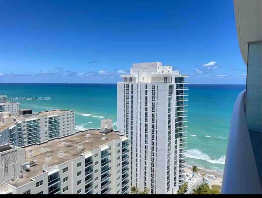 Brand New 1 Bedroom/1 Bath unit.… Beachfront/Ocean View, wide terrace, floor to ceiling sliding doors, huge One Bedroom Suite, fully decorated by renowned Brazilian designer
"Debora Aquiar" , hottest building in Hollywood Beach. few minutes away from the Aventura Mall and Bal Harbour. Free membership to Hyde Beach Club, Personal Concierge, 2
restaurants, 2 infinity-edge ocean view pools, sundeck and private cabanas, fully-equipped Fitness Center, full-service Spa, Chaise Lounges with towel & umbrella service on the
beach. Room Service, housekeeping, and laundry services. High-speed internet, INVESTOR DREAM, hotel program or rent it yourself on a daily basis. EASY TO SHOW! - This
property is not contingent to appraisal
