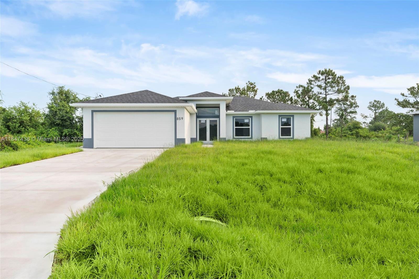Welcome to this charming single-story ranch home located in the desirable Lehigh Acres community of Southwest Florida. This residence offers comfortable living with a well-planned layout perfect for families. The home features a two-car garage and a large yard with landscaped views, providing plenty of outdoor space for relaxation or activities. Conveniently located near shopping centers, restaurants, and local amenities, you’ll enjoy both the tranquility of suburban living and easy access to everything you need.