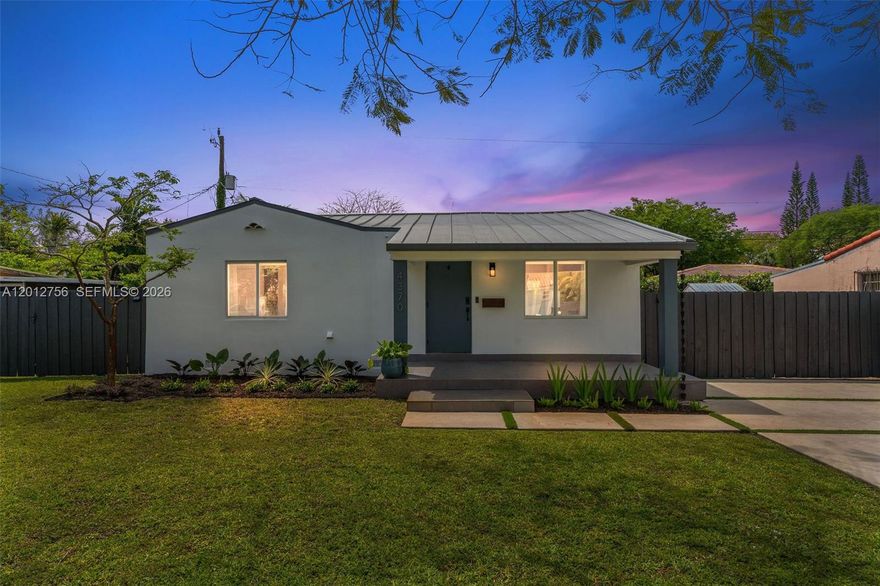 Completely renovated and beautifully landscaped, this turnkey property in Little Gables presents an exceptional investment opportunity. Ideally located just minutes from Miracle Mile in Coral Gables, the home offers everyday convenience with close proximity to premier dining, shopping, and entertainment. The property has a proven track record of rental income, making it an excellent option for investors seeking immediate returns or buyers looking for a move-in-ready residence in a prime central location.