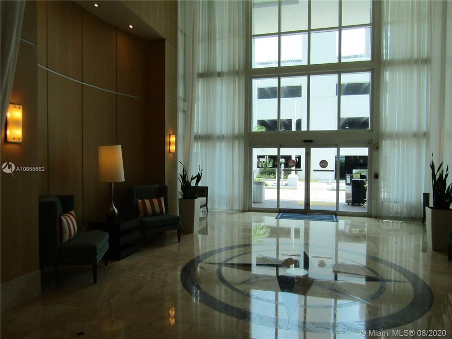 1/1.5 Condo in Hallandale plus a den. Spacious living area.