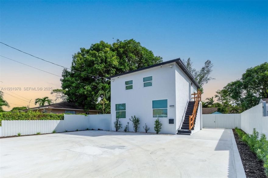 Investor Opportunity! Discover this spacious duplex in the heart of Miami, offering 2 well-maintained units currently rented in short terms through various platforms at $135 per night rate with 75% occupancy rate. Each unit features 2 bedrooms and 1 bathroom, with updated kitchens, tile flooring, and ample natural light. The property sits on a fully fenced lot with private parking and a large backyard. Located minutes from Wynwood, Downtown, and major highways, this duplex combines convenience with strong rental potential. Don’t miss out on this turnkey investment! Generates approximate $6075 monthly!