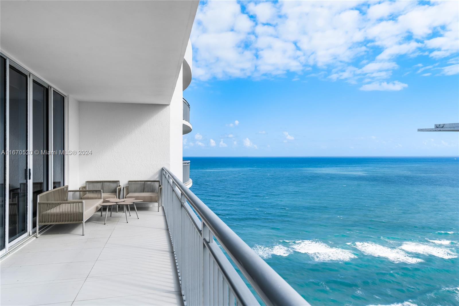Captivating ocean views from every room in this stunning completely remodeled 3-bed 2.5-bath. New kitchen, split floor plan. Enjoy concierge service, piano bar, business center, gym/spa, pool, Jacuzzi, beach service, restaurant, and beach bar. A truly elevated living experience.