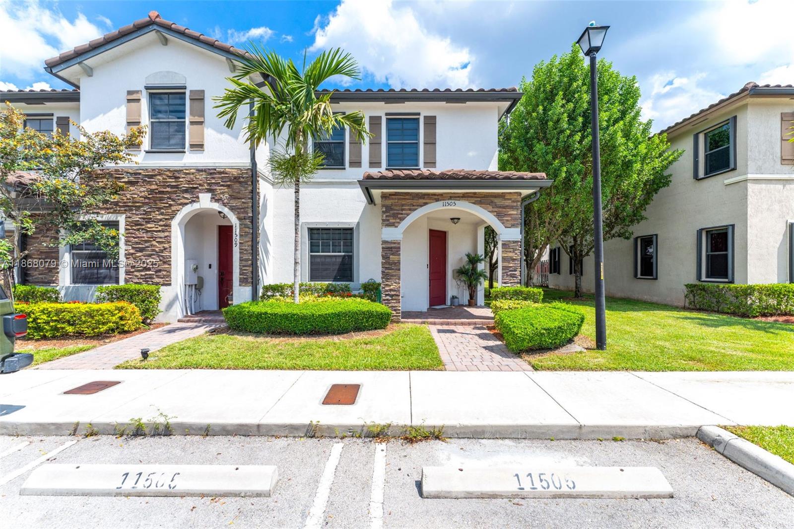 Welcome to Princeton at Artesa community in the heart of Homestead surrounded by lush native landscaping. A luxury resort style modern cozy corner townhome, featuring 3 bedrooms, 2.5 bathrooms, with a room can be used for office space or a playroom, modern kitchen with Samsung appliances access through your app, dimmable chandelier, remote control ceiling fans, Nest AC Thermostat and new LG Washer and Dryer. Enjoy a lush artificial grass paved back patio with a Greesum resin outdoor shed storage. Walking distance to the Clubhouse, sparkling pool, fitness center, and children's playground. Conveniently located close to Turnpike, hospitals, schools, shopping centers, Farmers Market, Black Point Park and Marina.