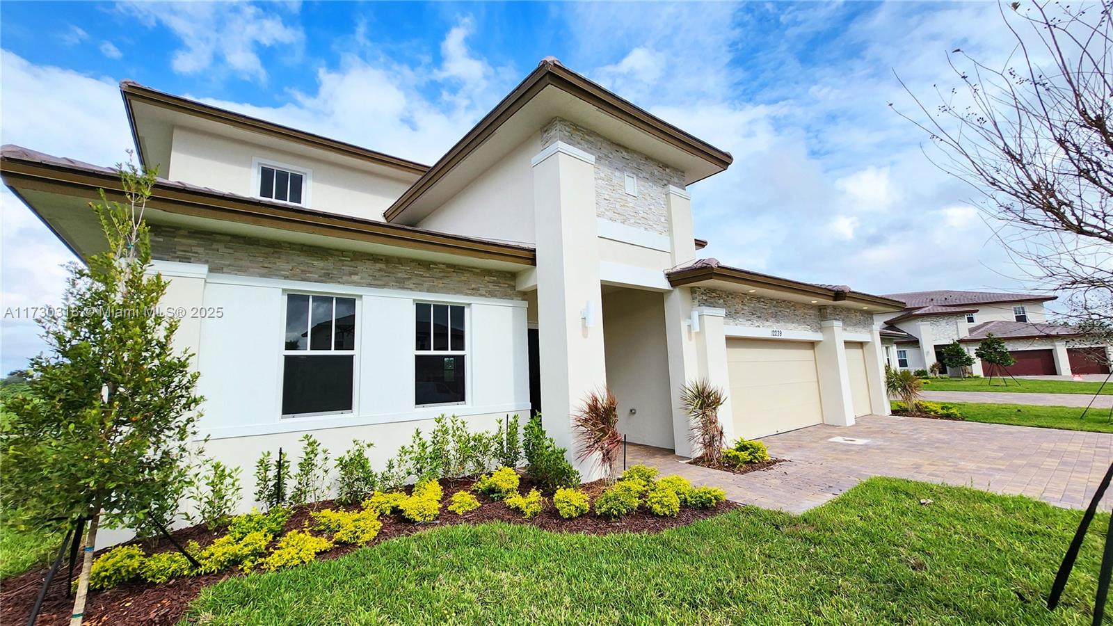 Brand new 2024 home with 5 bedrooms and 4.5 bathrooms, located in a prime Davie neighborhood between Flamingo and Griffin Road, with quick access to I-75. This home offers a peaceful water view from the backyard, creating a serene atmosphere. The first floor features polished marble flooring, while the stairs and second floor have modern vinyl. The kitchen is designed with high-end finishes and a spacious island, perfect for hosting. The garage is upgraded with flake epoxy flooring for a clean and sleek look. Conveniently close to parks, schools, shopping, and dining. Schedule your showing today!