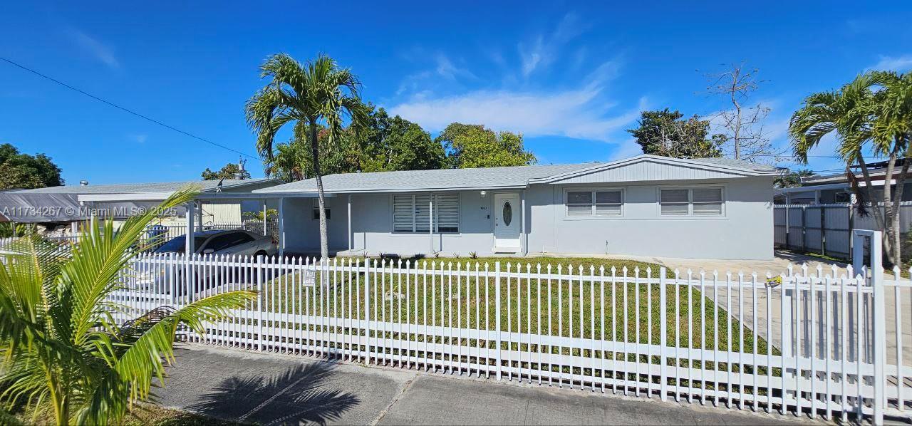 Beautiful, spacious, upgraded home in nice area , centrally located in Miami Gardens, 15 min from Downtown Miami, 20 min from Ft Lauderdale.. close to express ways , shops etc.
Plenty of parking and a large back yard with mature Mango and Avocado trees . Perfect for a family or as an investment home. Separate in-law quarters, new kitchen , new bathrooms , new AC, new washer dryer , new Floors. New Roof Installed last year !