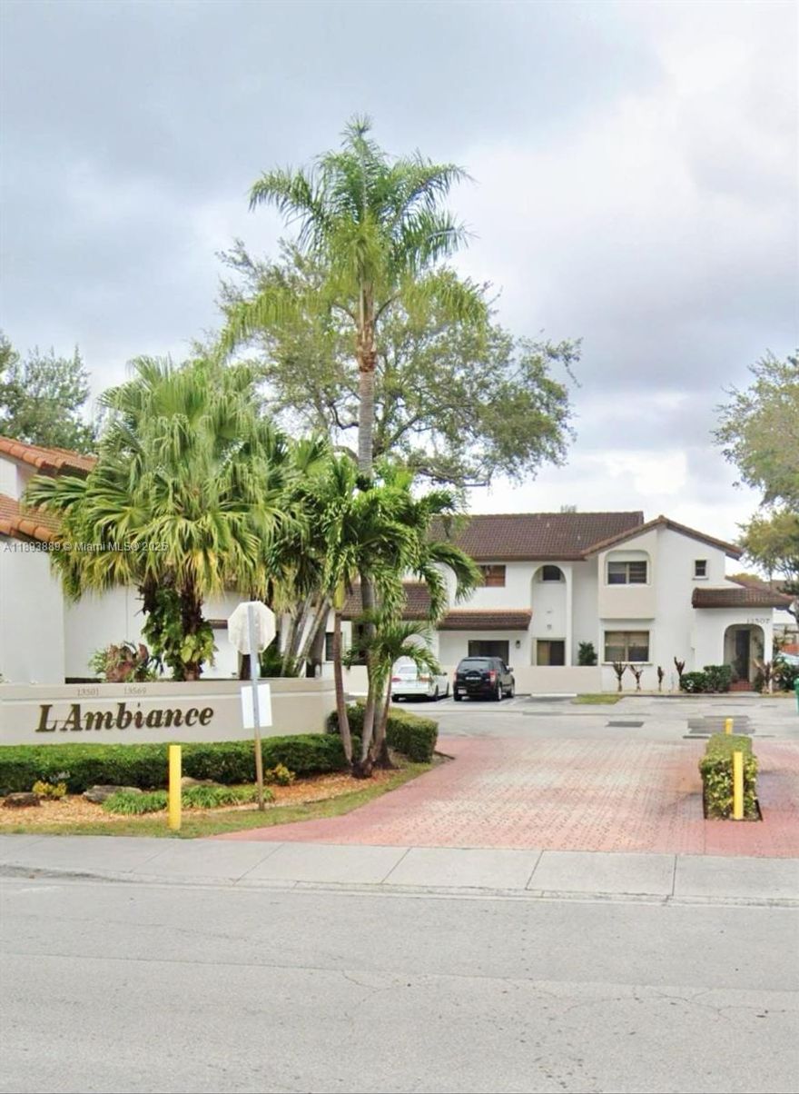 Live the Kendall lifestyle in this beautifully updated one-story villa! Featuring 2 spacious bedrooms, 2 modern bathrooms, and a large private terrace perfect for entertaining or relaxing. The open kitchen shines with stainless steel appliances, ample cabinetry, and sleek finishes—ideal for home chefs. Soaring ceilings and abundant natural light create a bright, airy ambiance throughout. Enjoy the refreshing community pool and the privacy of a walled terrace. Located near top-rated schools, shopping, dining, and major highways, this well-maintained community offers unbeatable convenience. Recent upgrades include a 3-year-old A/C and storm shutters for peace of mind. Discover the charm of L'ambiance Townhouse Kendall—schedule your showing today and make this gem your new home!