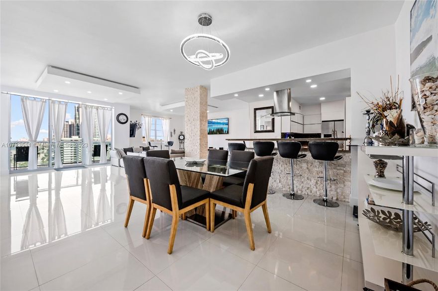 AVAILABLE NOW WITH THE LISTING PRICE. PLEASE BE AWARE THAT AFTER DEC 18 PRICE INCREASE 35%-50% based on the price listed. 
This Ocean View spacious 3 bedroom condo with 3 baths has views from the balcony of the ocean from both Hollywood Beach and Hallandale Beach. It is fully furnished with all the  house wares for your convenience.