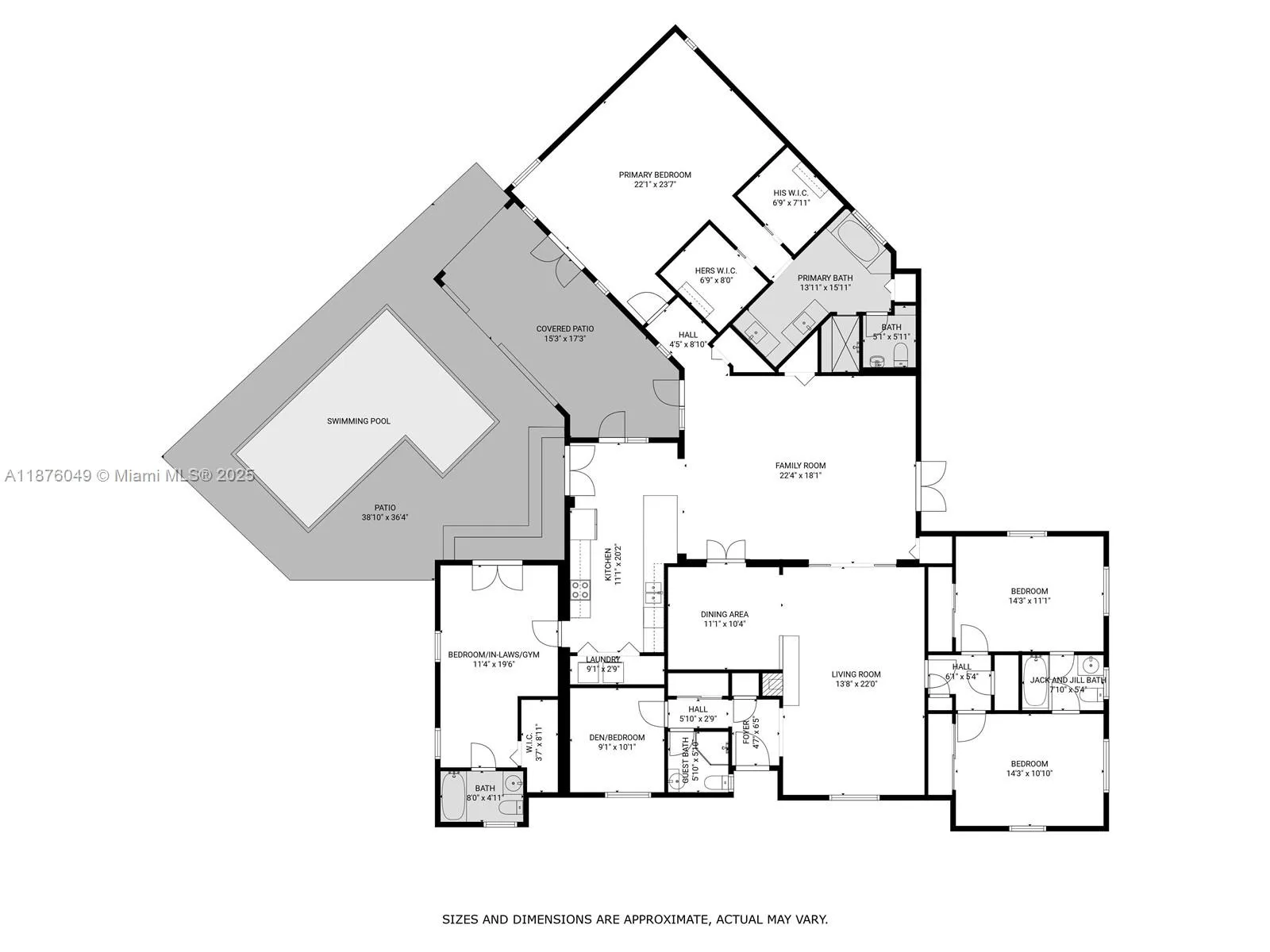 Coral Gables, Florida 33134, United States, 5 Bedrooms Bedrooms, ,4 BathroomsBathrooms,Residential,Active,216302