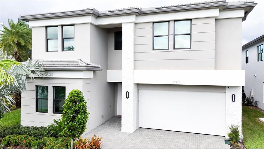 Welcome to 17117 Teton River Rd. in Boca Raton’s prestigious LOTUS community! This stunning 5BR/7BA two-story home sits on a premium corner lot just steps from the clubhouse with resort-style amenities. With 4,609 sqft of living space, it features an open floor plan, soaring ceilings, luxury finishes, and an upgraded kitchen with marble countertops and a large island. The spacious primary suite includes walk-in closets and dual bathrooms for him and her. Enjoy a private pool and spa in the backyard. Features a gated entrance, fitness center, tennis and pickleball courts, indoor/outdoor lounges, game room, kids’ splash park, and more. Ideal for families or buyers seeking a luxury lifestyle in one of Boca Raton’s most desirable neighborhood. Rented until May. 48h notice required for showing.