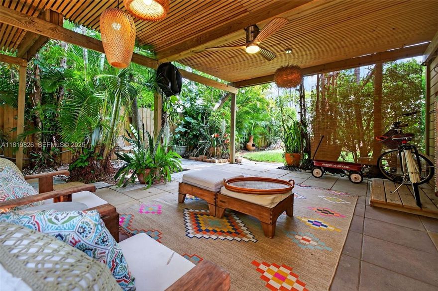 Private Mediterranean Revival workspace oasis in downtown Fort Lauderdale! Updated 2 office/1BA pool property, featuring updated engineered wood floors & gas generator. Detached 1 office/1BA updated studio/guest house/in-laws quarters w/ 2nd W/D, perfect for secondary office, gym, next gen guest house. Originally built in 1925, the property blends vintage charm w/ modern upgrades such as new Roof, Vapor Barrier, partial Impact Windows—resort-style pool & lush garden. Seamless indoor-outdoor spaces w/ oversized pergola & fenced patio. Located in Croissant Park area w/ RARE ROA zoning; ideal for professionals (attorney, architect, designer, yacht broker); live/work or AirBNB / Investors—steps from Tap 42, Broward Health, new Federal courthouse & mins to downtown & the air & sea port.