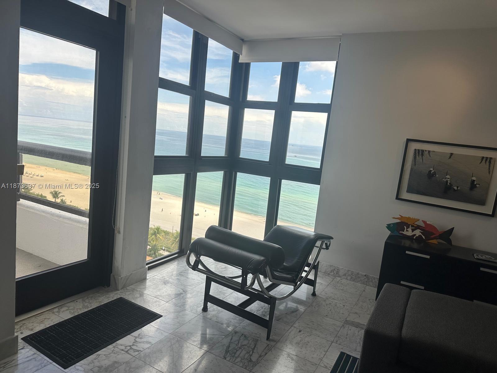 CLUB ATLANTIS: OCEAN, INTRACOASTAL AND CITY VIEWS GALORE FROM THIS 1 BEDROOM, 1.5 BATHROOM DOUBLE CORNER UNIT CONDO WITH ACCESS FROM EVERY ROOM TO FULL LENGTH BALCONY! COMPLETELY RENOVATED WITH NEW BATHROOMS AND KITCHEN WITH STAINLESS STEEL APPLIANCES AND GRANITE COUNTER TOPS. MARBLE AND CERAMIC FLOORS. HIGH IMPACT WINDOWS THROUGHOUT. GREAT LOCATION BETWEEN FAENA DISTRICT AND 1-HOTEL AND WALKING DISTANCE TO LINCOLN ROAD AND SOUTH BEACH'S OCEAN DRIVE. BUILDING AMENITIES INCLUDE 24/7 SECURITY, HEATED POOL, ACCESS TO BOARD WALK WITH PRIVATE GATE TO THE BEACH, GYM, SOCIAL/PARTY ROOM, COVERED PARKING. FURNITURE CAN BE SOLD SEPARATELY. CALL TODAY!