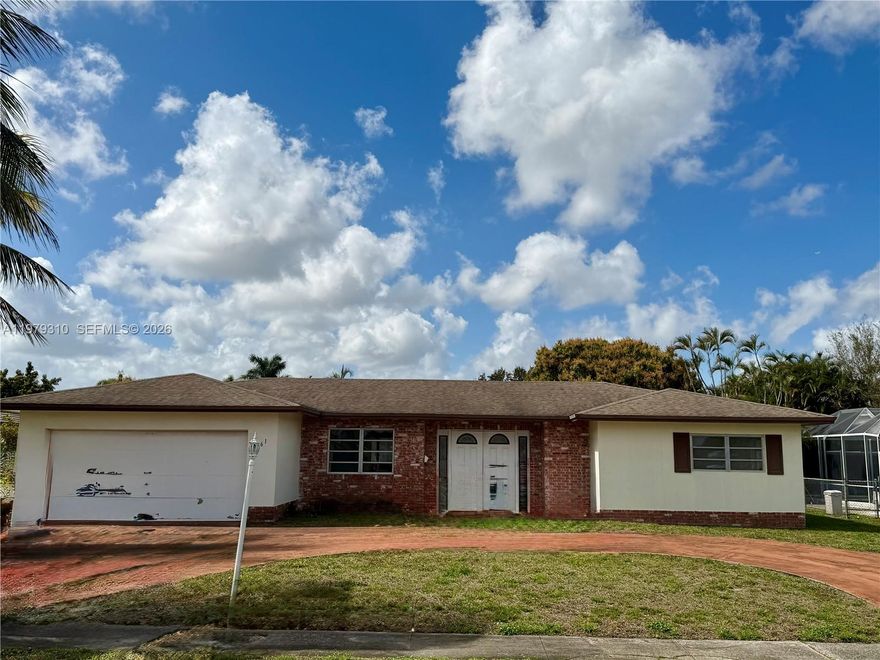 Spacious 4-bedroom, 2-bath home with a pool located in a highly desirable area. This property is perfect for an investor looking to renovate and resell for profit, or for an end buyer ready to remodel and customize it into their dream home. The interior will require a full renovation/gut remodel, offering a great opportunity to add significant value. The roof is approximately 15 years old. The pool is in fair condition, needs cleaning and cosmetic attention but no known leaks. Situated on a large lot in a sought-after neighborhood, this property has strong upside potential. Comparable sales are included in the attachments to help determine ARV. Opportunities like this do not last long in this area due to the location and value-add potential.
