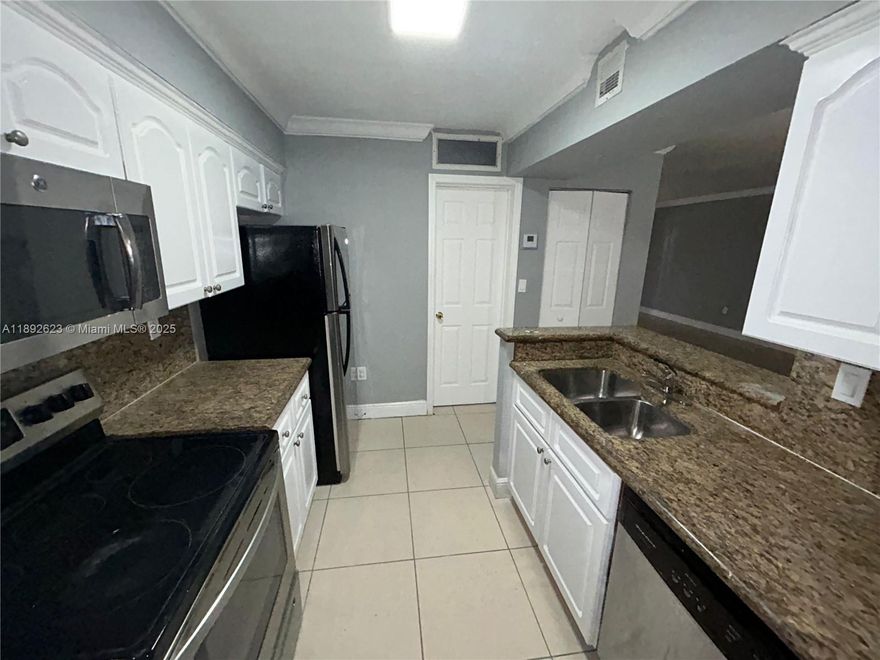 This beautiful condo 2 bed 2 bath is located in the desirable area of Kendall lake towers. This unit, is the perfect place to call home! The interior is spacious and open, with plenty of space for entertaining. The unit comes with a washer and dryer inside, Enjoy the various amenities the building offers and gated community.