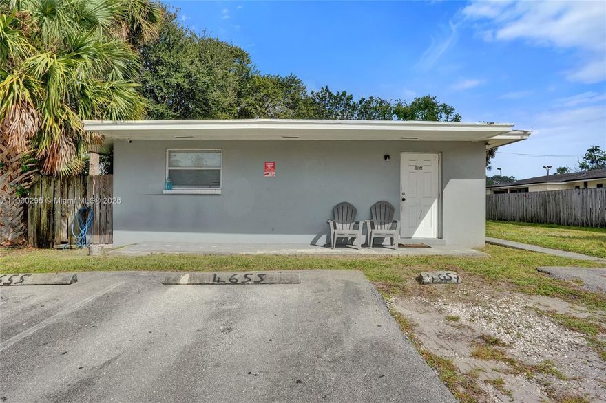 Excellent investment opportunity in West Palm Beach! Well-maintained triplex with three 2-bedroom, 1-bath units, each with private entrances, separate utilities, and on-site parking. Located in a quiet area close to Walmart, dining, and major highways. Strong rental income potential—ideal for investors or owner-occupants.