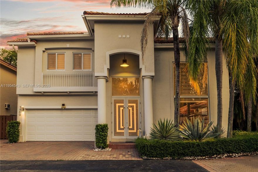 Indulge in refined luxury and timeless elegance in this exceptional 5 bedroom, 3 bath residence. The gourmet chef’s kitchen is impeccably appointed with Sub Zero appliances, a dual temperature wine cooler, and bespoke designer finishes that elevate both form and function.  Sophisticated porcelain and ceramic flooring with an authentic wood inspired finish flows throughout the home, enhancing its polished aesthetic. The main level features a private bedroom with a full bath, ideal for distinguished guests or effortless multigenerational living.
Additional highlights include impact resistant windows, a garage with premium epoxy flooring and custom storage, and a lushly landscaped garden, a serene setting perfectly suited for elegant entertaining.
A truly remarkable home where modern luxury meets enduring comfort, curated to perfection in every detail.