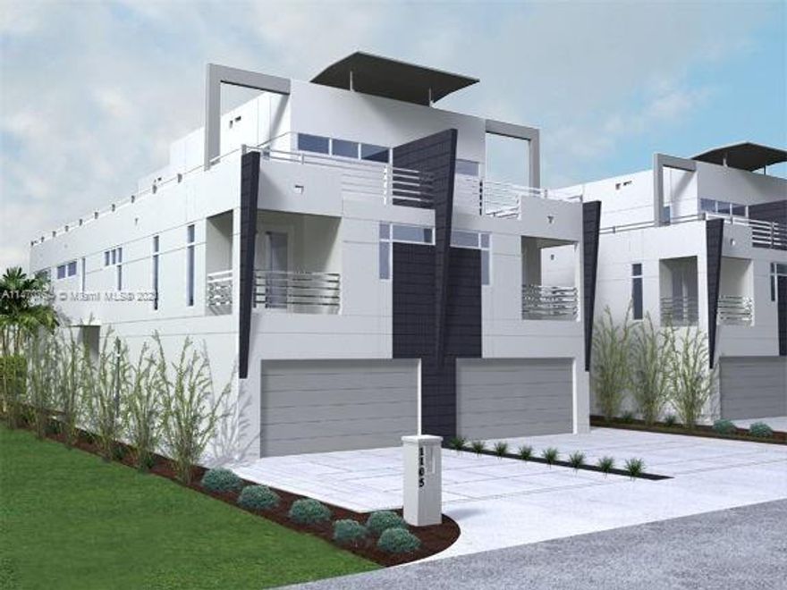 4-Unit Luxury TH project 2500 +/- SF. Over half an acre of land on Broward Blvd in Plantation Acres that can build 4 over sized townhomes. The property is located just blocks from one of the busiest destinations in Florida, Sawgrass Mills Mall and is walking distance to American Heritage school. Each townhome can be sold for $800k-$1m for a total of up to $4m. Can be sold with another lot MLS ID: A11470747 that is already approved to build 4 townhomes 2500 +/- SF. This project can basically be the same.