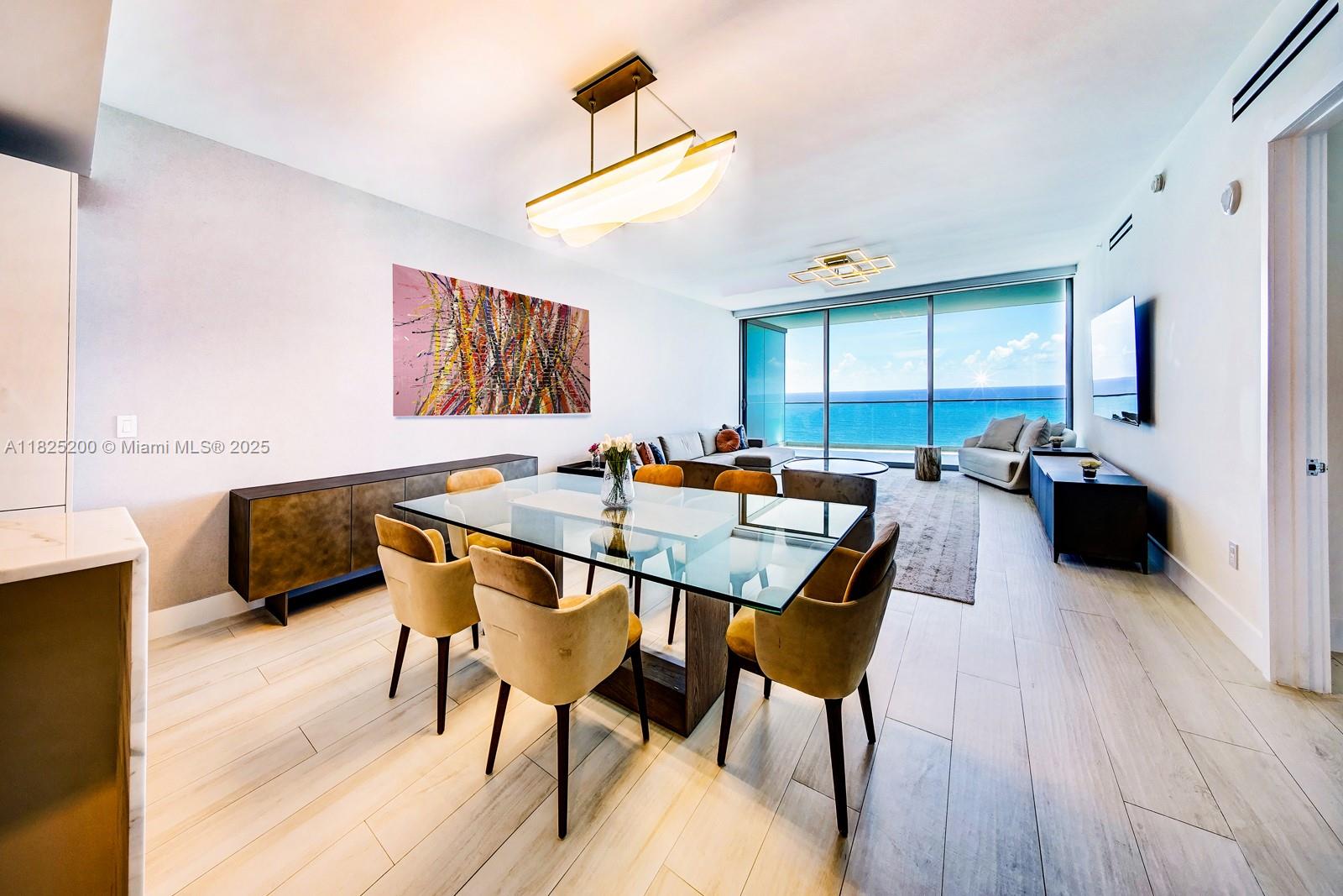 Discover refined living at Oceana Bal Harbour in Unit 1203N, an exquisite residence. This sophisticated 1-bedroom + den, 2-bathroom home boasts stunning ocean views and ample natural light through floor-to-ceiling windows, seamlessly connecting to a spacious private terrace overlooking the Atlantic, ideal for relaxation or outdoor gatherings. A private elevator opens directly into an open-concept living space and gourmet kitchen. The primary suite includes a large walk-in closet and a luxurious bathroom with marble finishes, a soaking tub, and a rain shower. Enjoy resort-style amenities such as a 24-hour doorman and concierge, beach service, pools, tennis courts, pilates, a poolside restaurant, a world-class gym & spa.