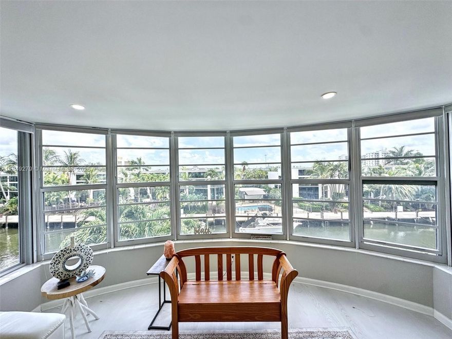 Enjoy coastal living in this spacious, beautifully furnished 2-bedroom, 2-bath condo. Offering 1,450 square feet of living space, the residence features an open layout, wonderful waterfront views, an in-unit washer (with a community dryer nearby), and walk-in closets in both bedrooms. A covered garage space is assigned for your convenience. The community includes a heated pool, and its location just across the bridge from Lauderdale-by-the-Sea puts you minutes from beaches and dining. Flexible lease terms allow for either a seasonal stay of 6–9 months or an annual lease.