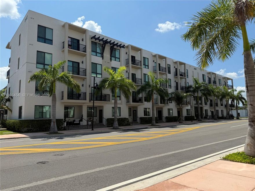 Beautifull ,Spacious and bright unit with a 3/2 at 4th Floor, layout conveniently located in the heart of Doral. Modern finishes from 2022 constructions and custom built-ins & plenty of storage. Enjoy exclusive access to the Canarias Club House, offering a resort-style pool, climate-controlled basketball court, running track, and more. Don’t miss this opportunity. Property Sold "AS IS"