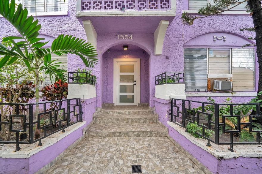 Move-in ready 1-bedroom, 1-bath unit just minutes from Brickell and Downtown Miami. Move in ready, quick approval process, no HOA. Close to retail, dining, and everyday conveniences. On-site coin-operated washer/dryer. Pet-friendly. The unit is in good condition and can be rented for $1,600. Planned renovations include impact windows, new wall AC's, and more.