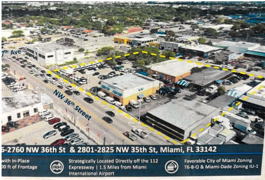 Fantastic Income Opportunity!! Location in Miami NW 36 ST! Approximately 2 Acres of Land! Best Used for Apartment Buildings or Mixed Used!! T6 - T8 Zoning!! Developers Dream!! Package Deal - 8 Folio/Parcels attached to this address! Buyers must be pre-qualified! PLEASE DO NOT DISTURB THE TENANTS! THANK YOU!