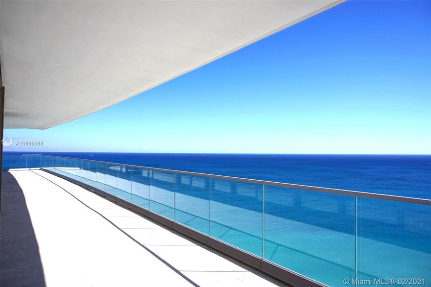 This unit is located in the highly sought after “00” line of the Residences by Armani Casa! Floor to ceiling windows capture natural light and Panoramic views from the Sunrise Terrace welcome your day. From the Sunset Terrace, the ambient glow of city lights and the Bay illuminate your night. Stunning 4 Bedroom 5 1/2 bathroom condo at the perfect floor location for an immersive experience of both ocean and air. Kitchen includes top tier appliances featuring a built-in large capacity wine storage unit. Large Master Suite includes Midnight Kitchen and elegant bathroom equipped with separate shower and tub. Each bedroom includes an en suite bathroom. Over 35,000 sqft of Amenities including Spa, Pool, Fitness Center, Movie Theater, Wine Room, Oceanfront Restaurant, 24-hr Valet & Security