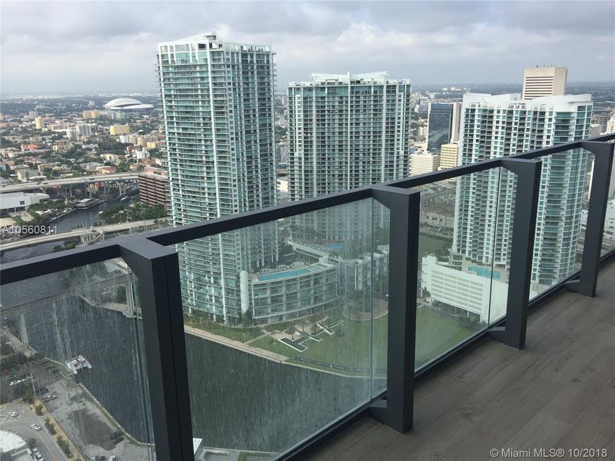Furnished lower Penthouse with ceilings at Reach Brickell City Centre, Brickell's most anticipated project with the finest shopping, entertainment and Hotel (East) around. Large 1 bedroom, 1.5 bathroom unit embracing the city skyline, Miami River and Inter coastal. Floor to ceiling glass doors and windows, marble floors, modern Italian cabinetry and great amenity deck with 2 pools, BBQ, fitness center & much more.