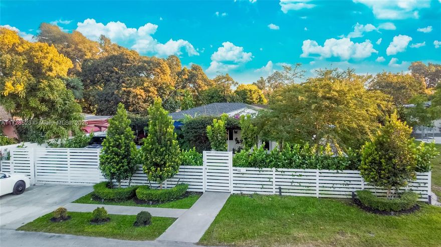 This beautifully renovated 2-bedroom, 2-bathroom home features modern finishes, a new roof, impact windows, upgraded AC, and a sleek kitchen. A separate 1-bedroom, 1-bathroom unit with private entrance offers excellent rental income potential or a guest suite. 

The property includes a lush, landscaped yard with vibrant gardens, perfect for outdoor relaxation and entertaining.

Conveniently located near Miami Shores, with quick access to I-95 and just minutes from Wynwood, Downtown Miami, and Midtown shops. Ideal for those seeking a stylish home with income opportunities in a prime location.