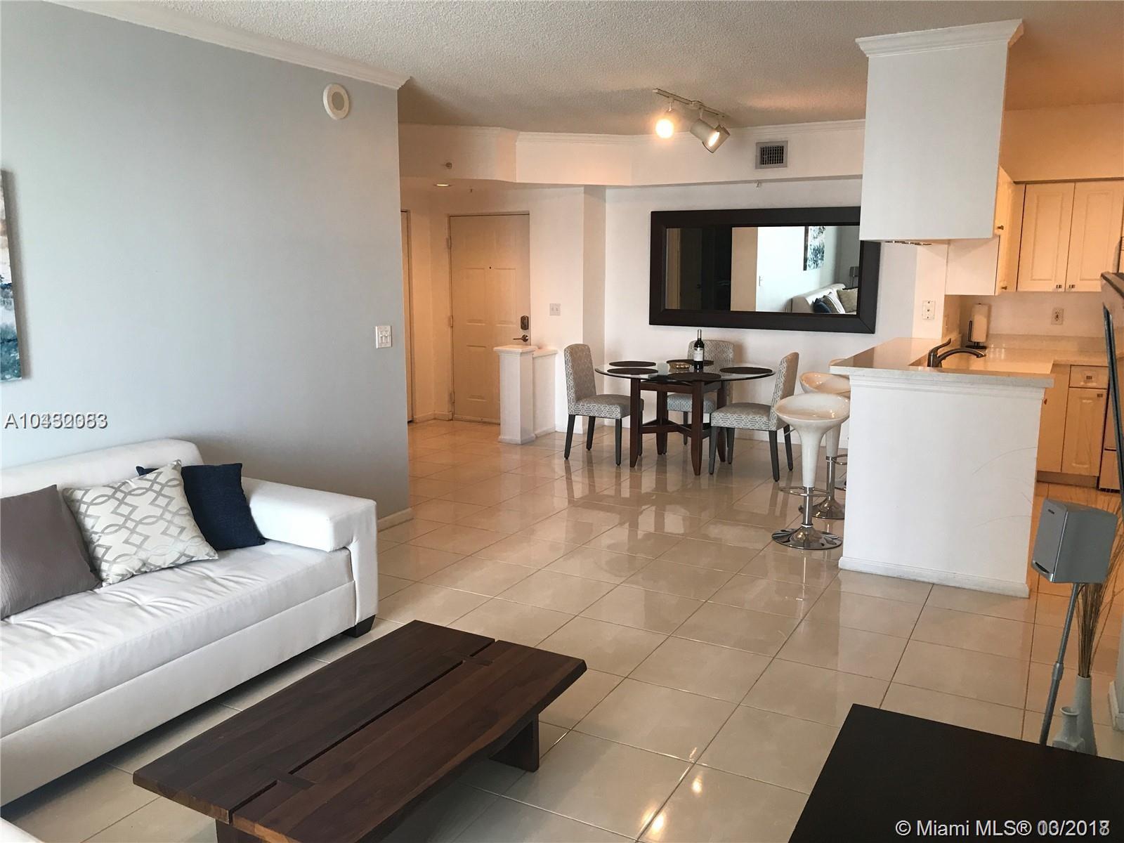 FULLY FURNISHED UNIT WITH GORGEOUS INTRACOASTAL VIEWS.TILED LIVING AND DINING ROOM. ENJOY RESORT LIVING IN THIS MEDITERRANEAN STYLE BUILDING WITH GORGEOUS AMENITIES, TWO SWIMMING POOLS, JACUZZI'S, 24 HOUR FITNESS CENTER, BUSINESS CENTER, CHILDRENS PLAY ROOM, CONFERENCE ROOM. BEAUTIFUL CLUBHOUSE OVERLOOKING THE INTRACOASTAL. WALKING DISTANCE TO THE BEACH, SUPERMARKETS, CAFES, RESTAURANTS, PARKS AND SO MUCH MORE. EXCELLENT SCHOOLS! DATE AVAILABLE AUGUST 5, 2018.