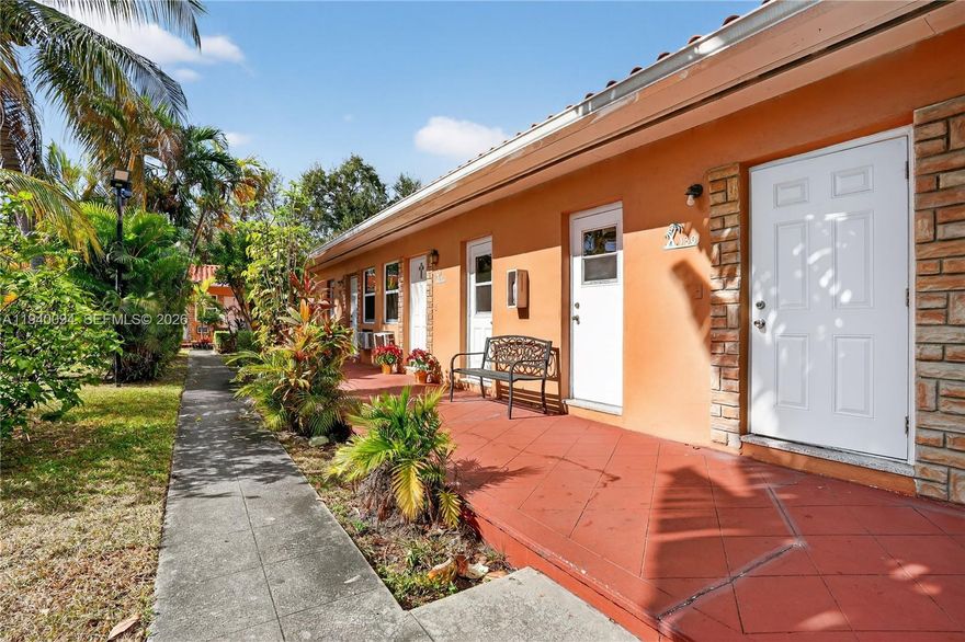 Charming first-floor 1 bedroom, 1 bathroom residence located in the heart of Little Havana near Flagler Street and 30th Avenue. The unit includes one assigned parking space and access to on-site laundry facilities. Conveniently located just minutes from Miami International Airport, Downtown Miami, Magic City Casino, Versailles Restaurant, and the iconic Calle Ocho. Easy to show with a fast application process. No pets permitted. First and security moves you in and quick approval in less than 24 hours . Vacant and easy to show , call L/A for more details