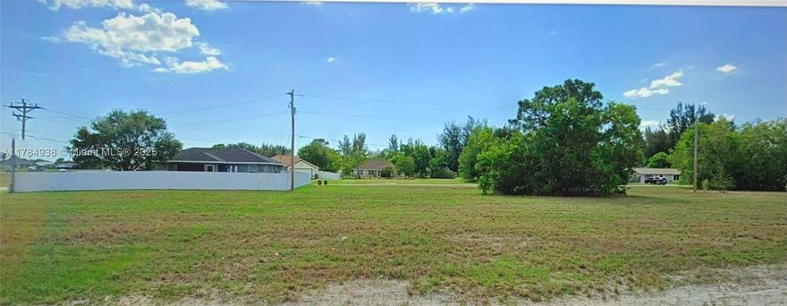 CLEAR LOT FOR COMMERCIAL/PROFESSIONAL BUILDING PURPOSES ONLY. CENTRALLY LOCATED. FOR MORE ACCURATE INFORMATION ABOUT ITS USE, REGULATIONS, AND RESTRICTIONS ON THIS AREA, PLEASE CONTACT DIRECTLY THE CITY OF CAPE CORAL OFFICE. BUYER OR BUYER'S AGENT DO YOUR OWN DILIGENCE FOR DOUBTS OR MISSING INFORMATION.