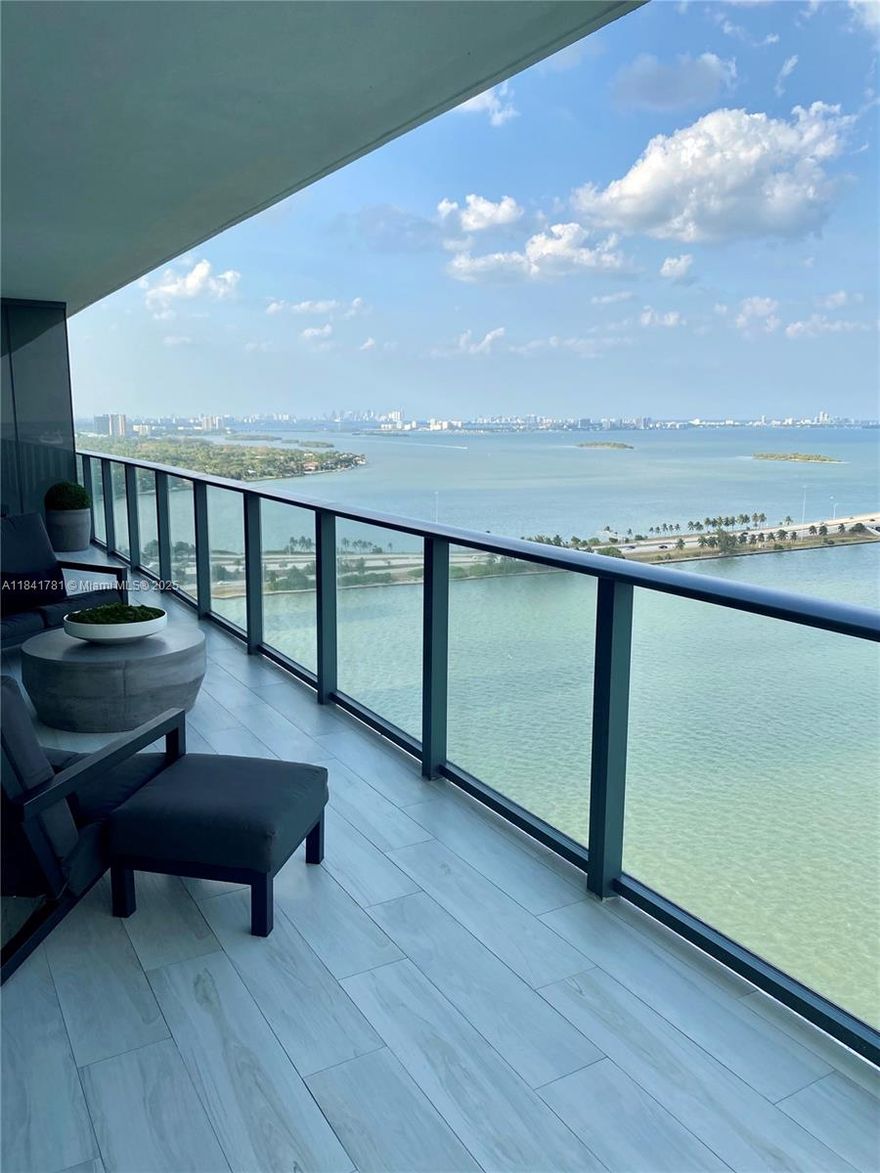 Wake up every day to breathtaking water views from this beautiful 3 bed + 3.5 bath unit in One Paraiso Condominium. Perfectly combining luxury, comfort and location. Unit with floor to ceiling windows and breathtaking views of Biscayne Bay and Miami Beach. One Paraiso completely designed by Piero Lissoni. Unit has Sub Zero & Wolf kitchen appliances, private elevator, open kitchen, high-speed internet, club room, playroom, private spa, modern fitness center, 3 resort-style pools, 2 hot tubs, wine room, Movie Theater, and more!! The Amara restaurant with delicious cuisine with an exclusive rooftop with bar service and pool for the Paraiso residents. Close to Miami International Airport, Steps from Miami design District and Midtown Shops.