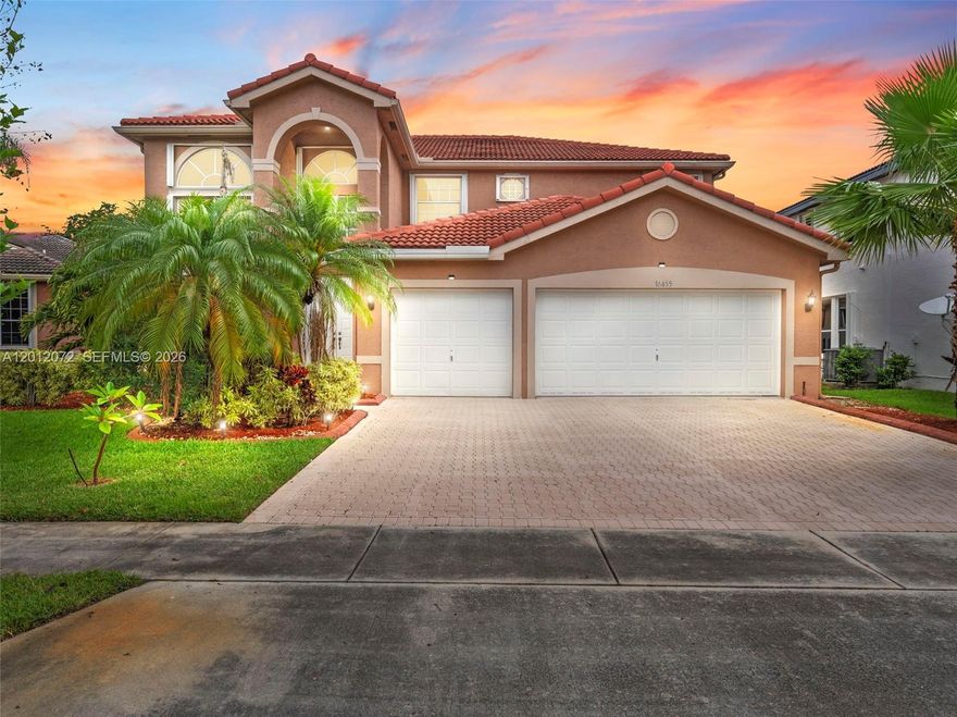 Impeccably Updated Move-In Ready Oasis on a Premier Cul-de-Sac Lot.

Step into luxury with this stunning 5-bedroom, 3.5-bath residence, where every major system has been meticulously upgraded for total peace of mind. Experience a seamless flow from the moment you enter, featuring newly tiled downstairs floors that lead to a chef-inspired kitchen equipped with newer premium appliances. The rare first-floor primary suite offers a private retreat with an elegantly updated bathroom.

The heart of this home is the enclosed, updated patio, designed as a high-end entertaining hub featuring an outdoor kitchen and ample space for hosting. Upstairs, rich hardwood floors guide you 4 generously sized rooms —featuring a large room perfect for a home cinema or creative studio. The upstairs also features upgraded 2 full bathrooms including a Jack-and-Jill bath.

Situated in a quiet cul-de-sac on one of Silver Shores largest lots, the backyard is a blank canvas ready for a custom pool or a private garden sanctuary. Located in a the family friendly gated community of Silver Shores you'll enjoy access to a clubhouse pool and fitness center.