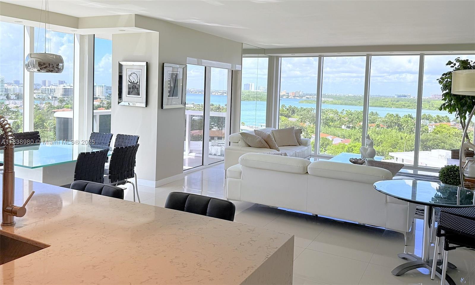Escape to a world where sunset skies meet crystalline waters. This turnkey 2-bed, 2.5-bath gem offers resort-style living in prestigious Bal Harbour. Bask in bay views from a beautifully appointed home with marble counters, top-tier appliances, built-in pantry, smart TVs, and automated blinds. Ready to be your second home starting November 1, 2025.
Enjoy heated oceanfront pool, jacuzzi, private beach service, fitness center, media lounge, club room, café/market, valet, and 24-hour security. Just steps from Bal Harbour Shops, fine dining, markets, and places of worship—luxury wrapped in convenience.